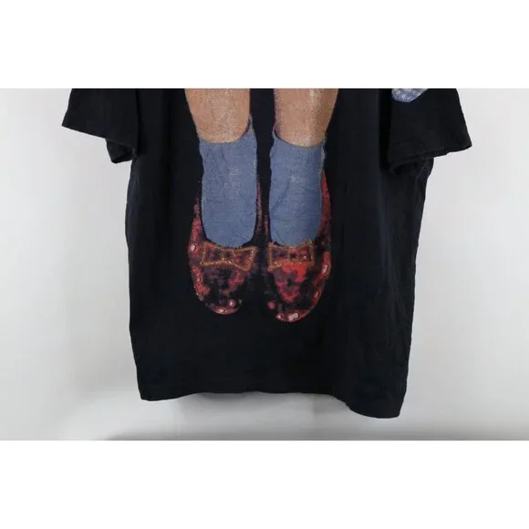 Vintage 90s Stanley Desantis Mens XL The Wizard of Oz Dorothy Shoes T-Shirt USA